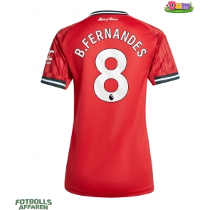 Manchester United Bruno Fernandes #8 Hemmatröja Kvinnor 2025-26 Kortärmad